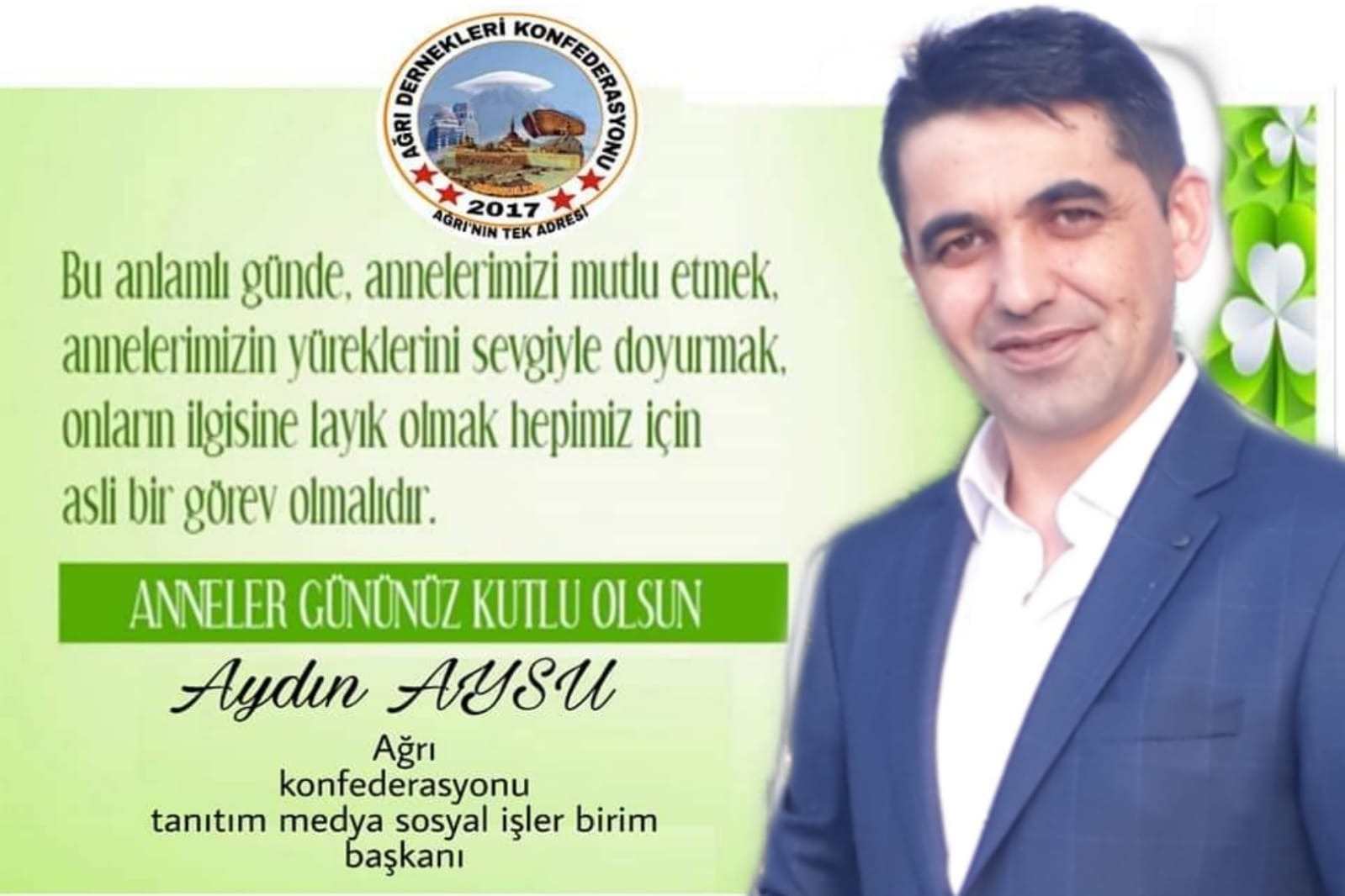 AYDIN AYSU ANNELER GÜNÜMÜZDE EN İÇTEN DİLEKLERİMLE.
