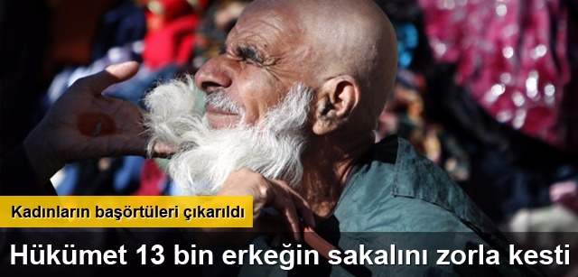 Tacikistan’da hükümet 13 bin kişinin sakalını kesti