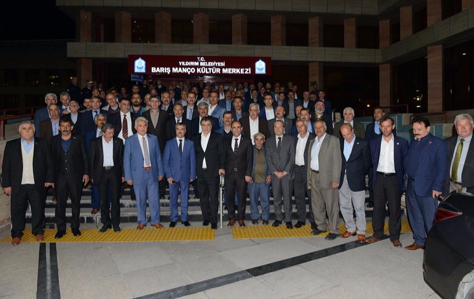 BAŞKAN EDEBALİ AĞRILI MUHTARLARI KONUK ETTİ..