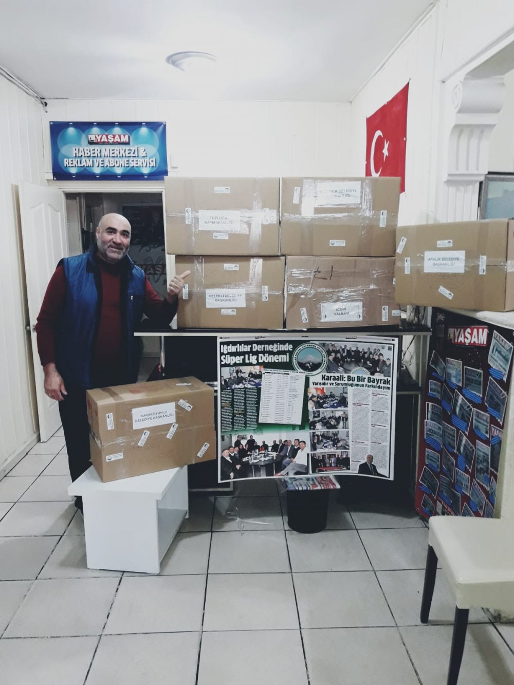  Iğdır'a 7 bin maske gönderdiler