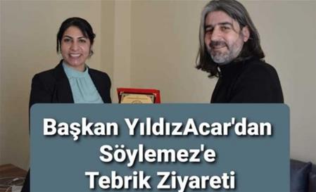 BAŞKANI YILDIZ ACAR’DAN TANER SÖYLEMEZ'E PLAKET