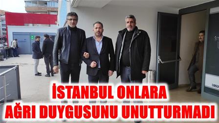 İSTANBUL ONLARA AĞRI DUYGUSUNU UNUTTURMADI 