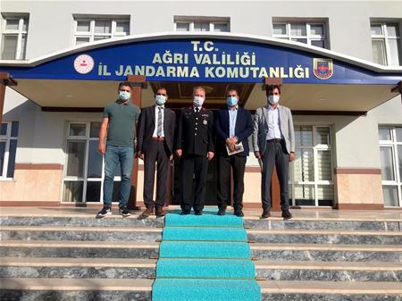 ASKF’den Ağrı Jandarma Komutanlığına Tebrik Ziyareti